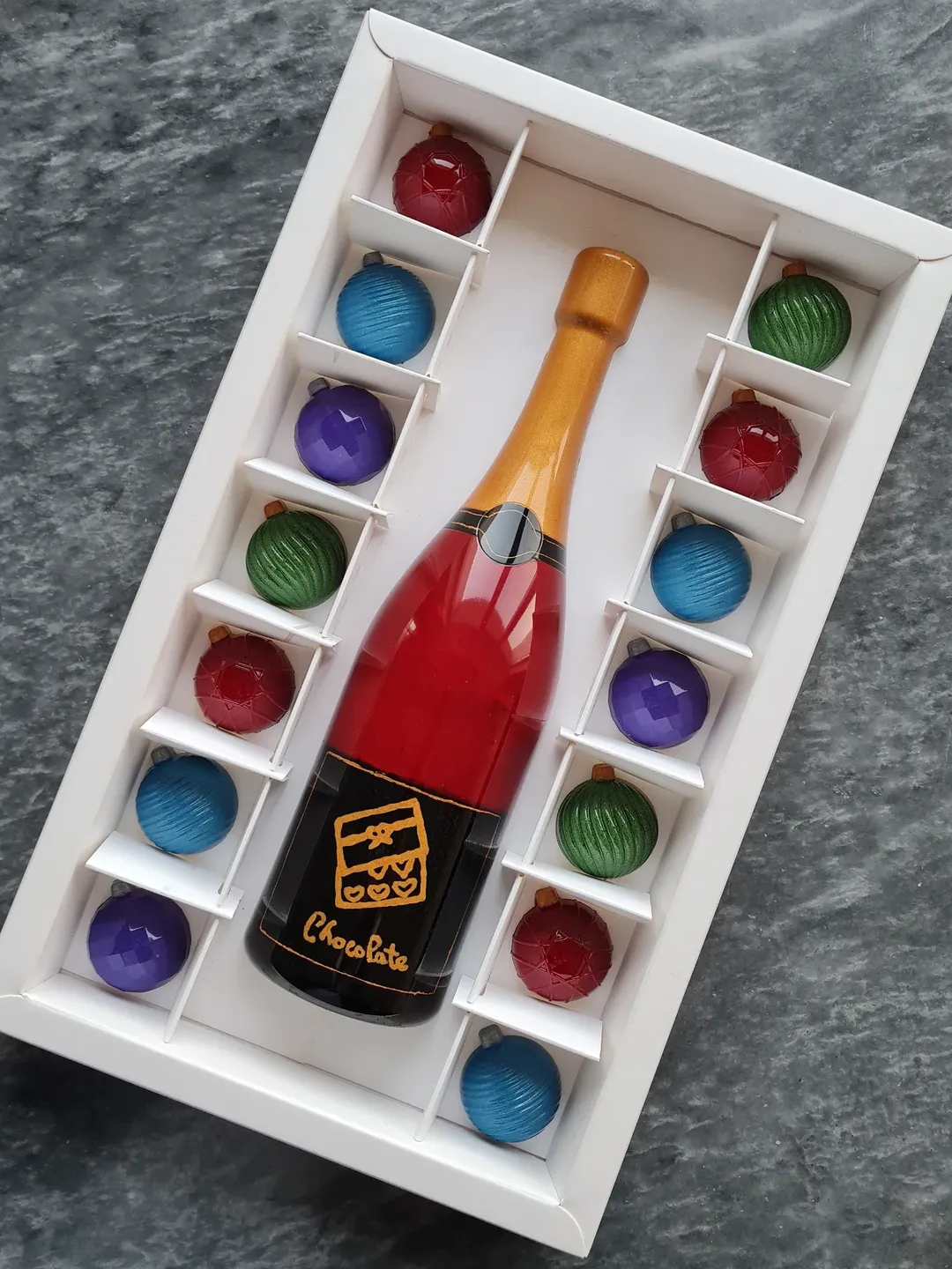 Şişe Çikolata Yılbaşı Seti - Görsel 2