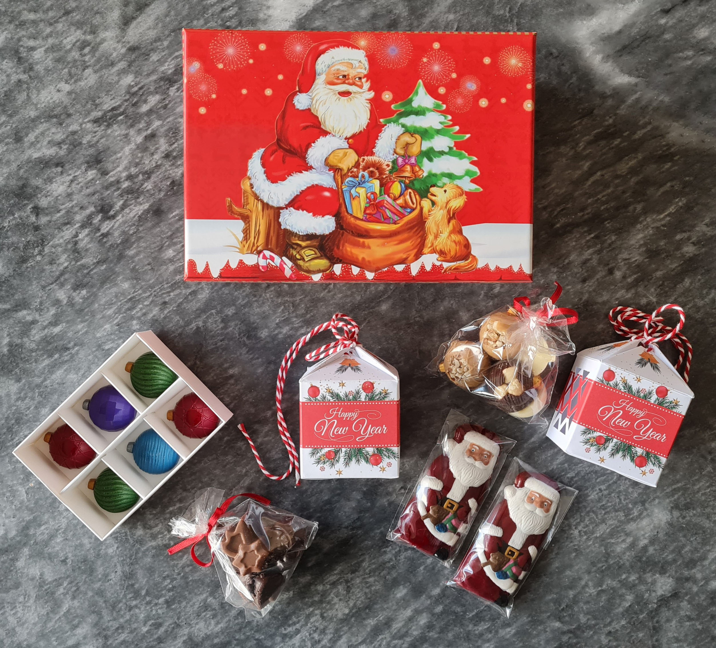 Yılbaşı Hediye Seti-Noel Baba Kutu