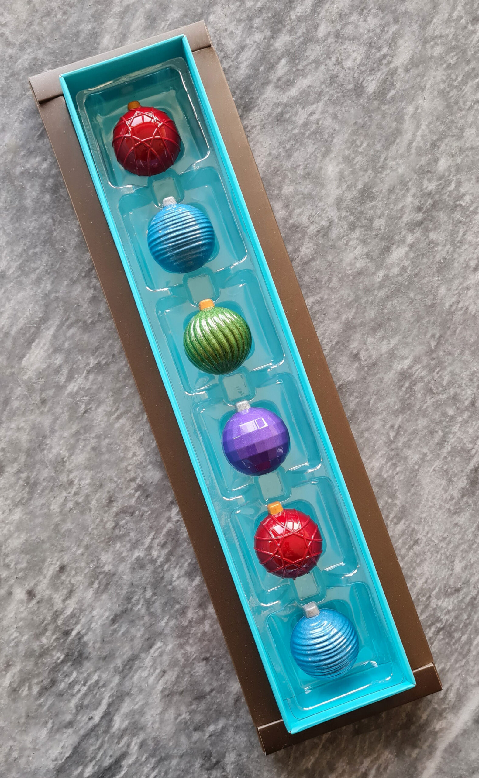 Yılbaşı Süsleri Özel Seri 6’lı (Mavi Kutu) - Görsel 2